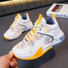 Boys' sports shoes 2025 new student basketball shoes children's mesh breathable casual shoes medium and older children's running shoes