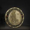 מטבע הנצחה של פטרון הכבאי, St. מטבע זהב מצופה ברונזה אמריקאי פלוריאן מטבע הנצחה