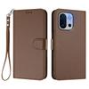 For OnePlus 13T 5G Leather Case Wallet Stand Phone Cover with Wrist Strap
