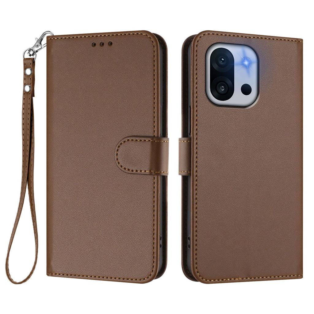 For OnePlus 13T 5G Leather Case Wallet Stand Phone Cover with Wrist Strap