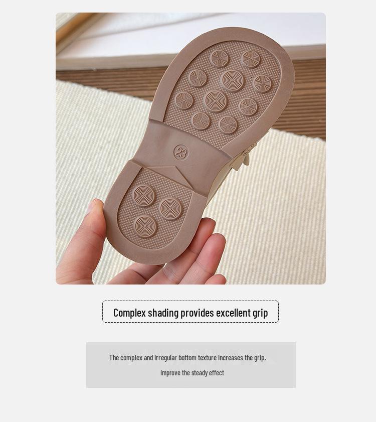 Frühling 2026 Neue Mode: Koreanische Leder-Prinzessin- und Alltags-Schuhe für kleine Mädchen