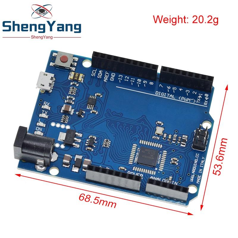 TZT Leonardo R3 Atmega32u4 Microcontroller Development Board With USB Cable Compatible For Arduino DIY Starter Kit