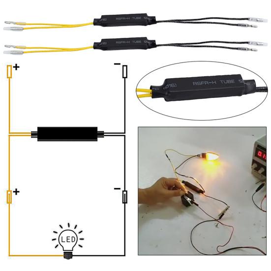 Excellent Turn Signal Light Resistor Wear-resistant Good Hardness High Strength
