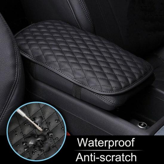 Auto Armlehnenpolsterbezug Mittelkonsolenbox PU-Leder Polstermatte Autozubehör