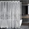 EVA Waterproof Thickened Transparent Shower Curtain - Moisture-Proof, No-Punch Installation