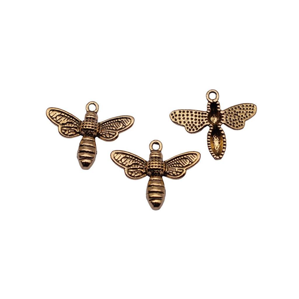 Large Pendants Bees Honeycomb Charms For Bee Themed DIY Jewelry Making