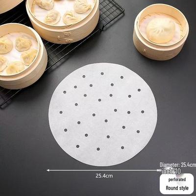 ZISIZ Round Silicone Oil Steamer Liner Paper