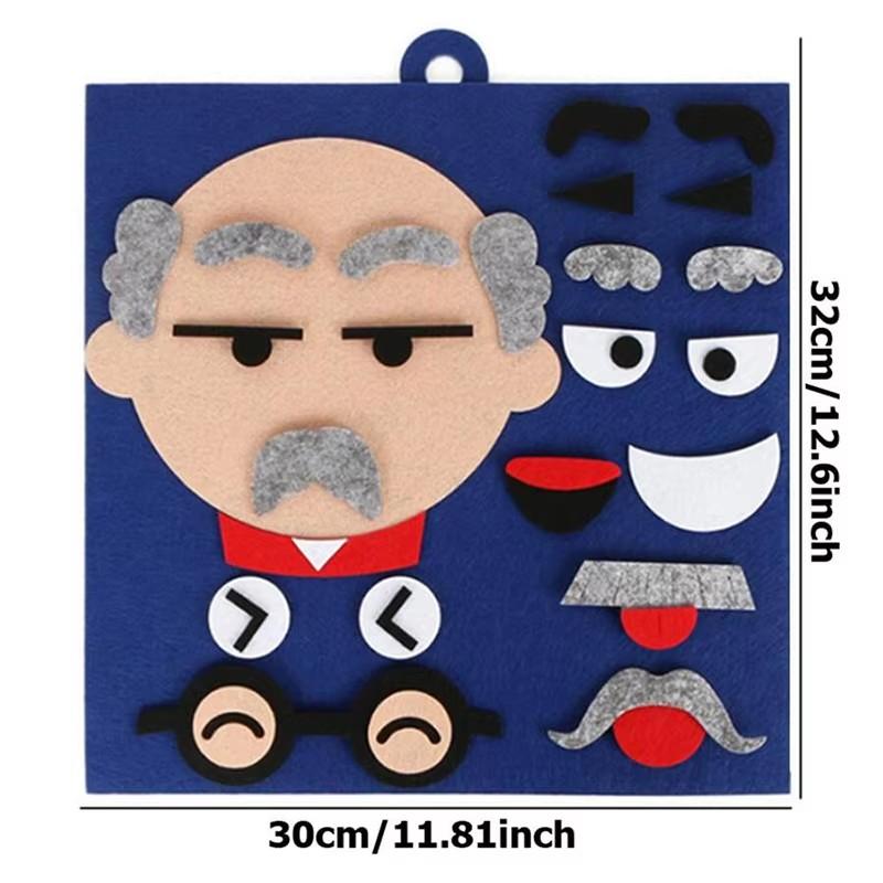 Peuter Montessori Wiskunde Viltbord Speelgoed Vinger Getal Leren Tellen Kleuterschool Manipulatieve Materialen Leren Educatief Speelgoed TMZ