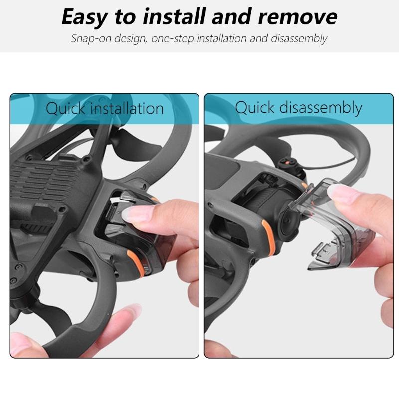 Gimbalschutz für Avata 2 Gimbal-Schutz Linsenschutz Abdeckkappen Gegenlichtblende Kratzfest Staubdicht für Avata 2 Zubehör