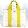 HERMES Bora Bora PM Hand Bag Tote Bag Canvas yellow