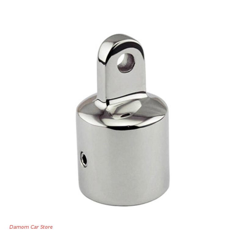 22mm 25mm Boat Bimini Top Fitting Deck Hinge Slide Cap Pipe Eye End Cap External Eye End Canopy Tube Boat Accessories