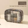 Large Capacity Travel Cosmetic Bag With Multiple Pockets For Makeup And Personal Items