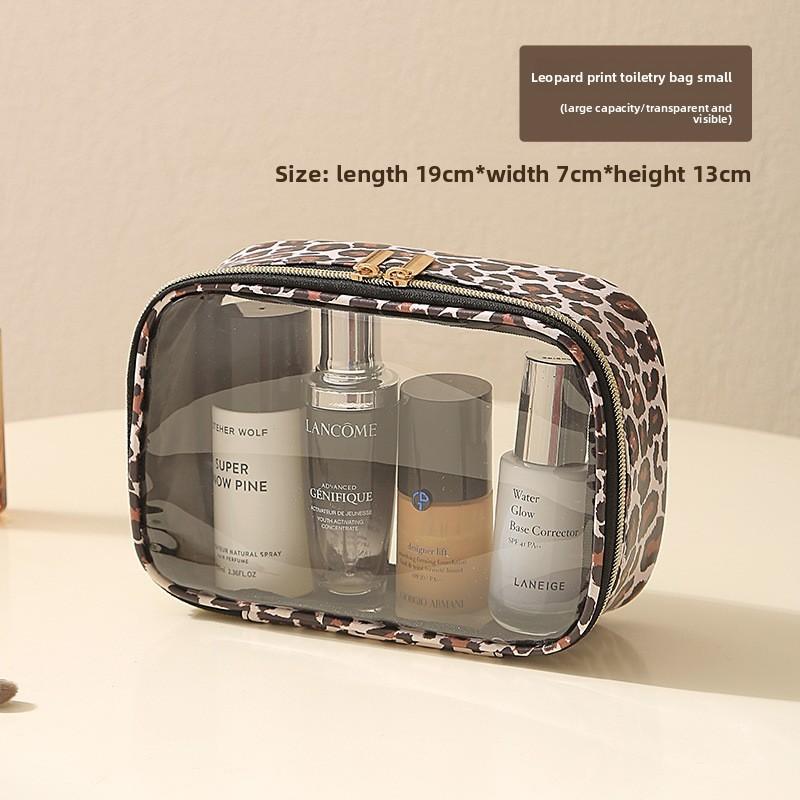 Large Capacity Travel Cosmetic Bag With Multiple Pockets For Makeup And Personal Items