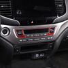 For Honda Pilot 2015-2019 Red Soft Carbon Fiber Air Vent Frame Vanity Mirror Cover Interior Decorative Sticker Auto Parts X12