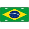Brazil Flags License Plates Metal Tin Signs for Wall Decoration Vintage Tags Metal Automotive Signs For Cafe Bar Club Garage Pub