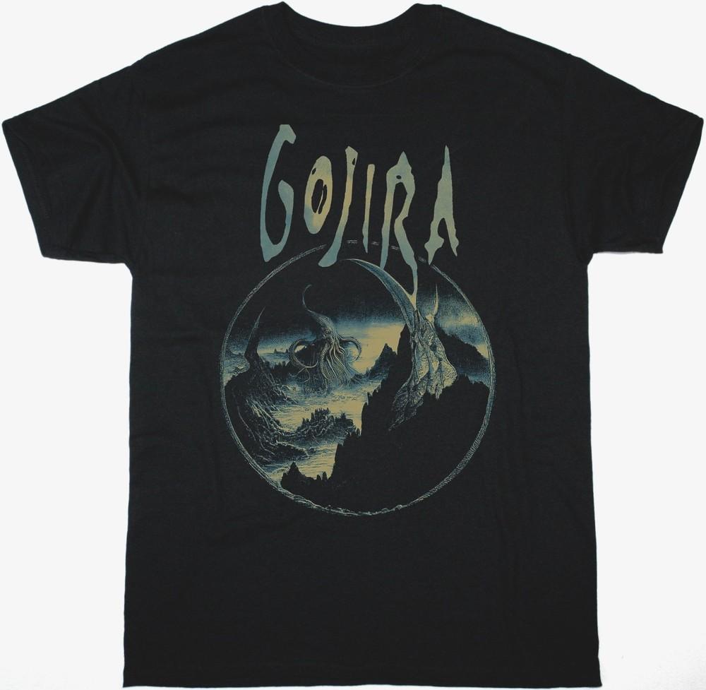 ФУТБОЛКА С МОРСКИМ СУЩЕСТВОМ GOJIRA  ТАРИФЫ ВКЛЮЧЕНЫ Унисекс Футболка M