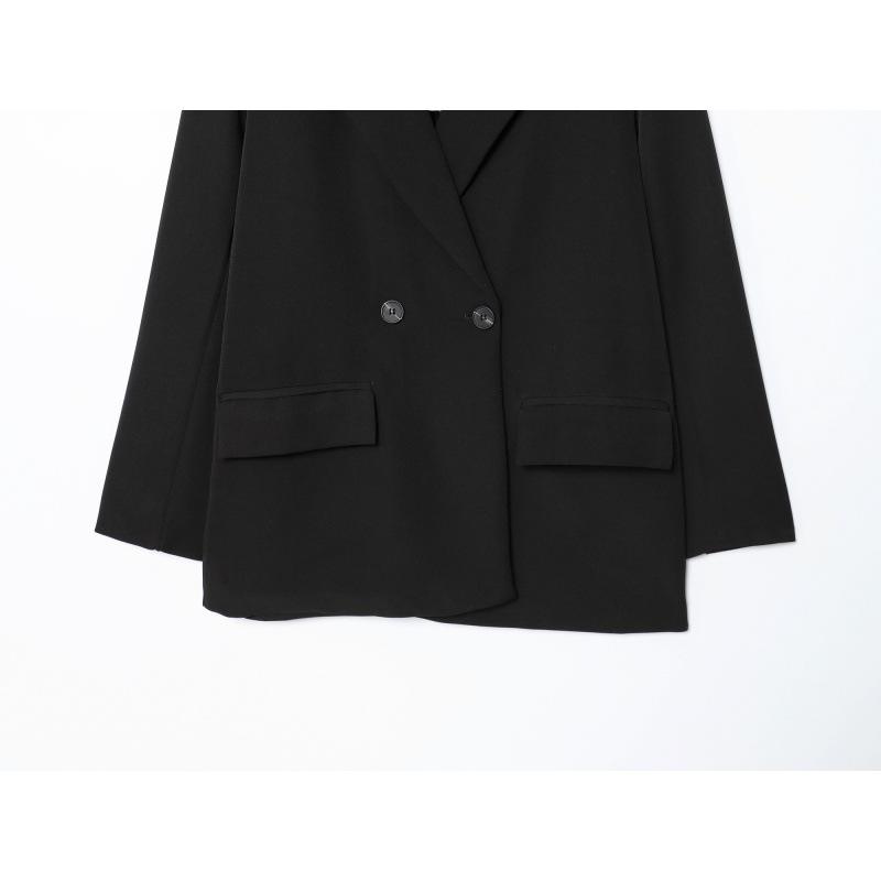 European & American Style 2025 Autumn/Winter Oversized Double-Breasted Casual Blazer