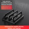 Dual-Slot Adjustable Vertical Laptop Stand Abs Plastic 4In1 Design Space-Saving For Macbook Chromebook Surface Hp Dell Book Ipad