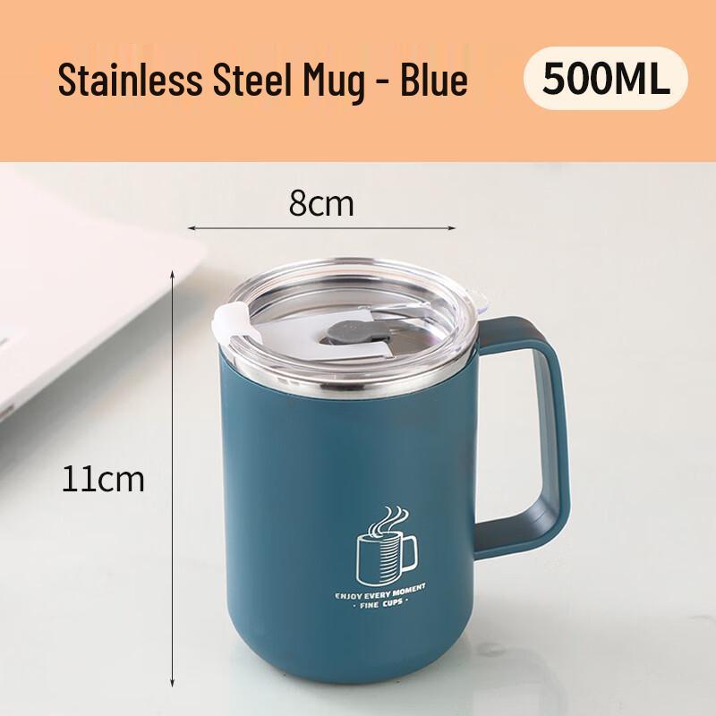 Yuedis Double-Layer Insulated Coffee Mug