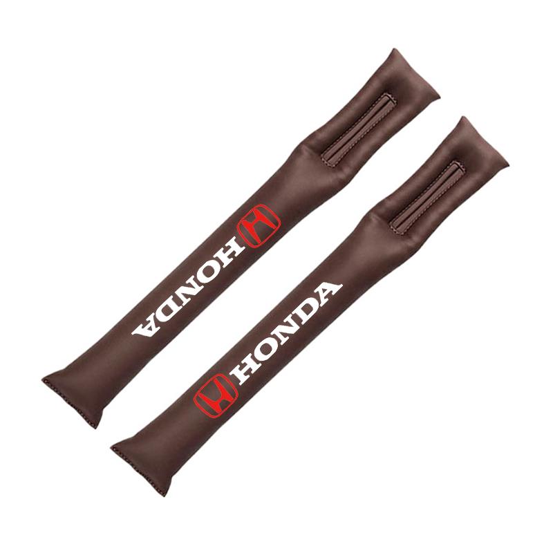 2Pcs Car Seat Gap Filling Plug Cushion Side Seam Leak Proof Strip For Honda Civic Fit Accord City Vezel CR-V S660 Odyssey HR-V