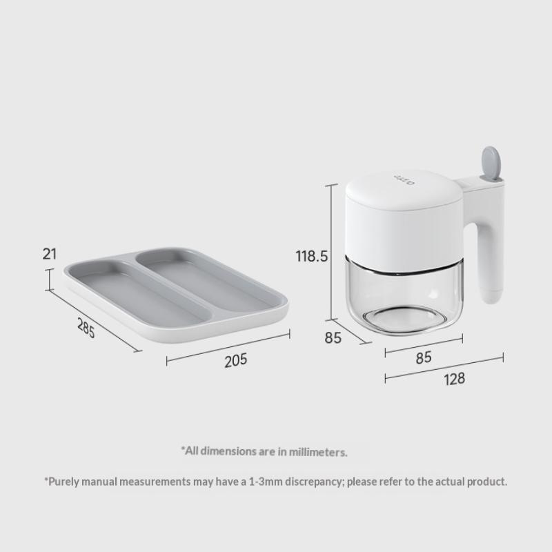 Sealed Open Spice Container Food Grade Transparent Food Storage Container Household Portable Seasoning Storage Tray