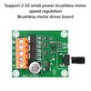 75W 200W DC Brushless Motor Drive Control Board 6V-24V High Power Brushless Optical Drive Hard Drive Fan Motor Speed Controller