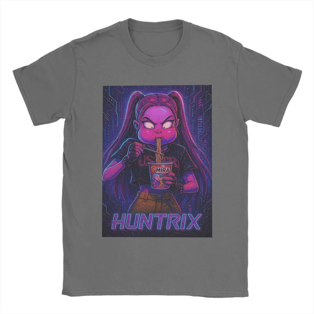 Funny Huntrix K Pop Demon Hunters Men's Women Printed T Shirts Awesome Tees Short Sleeve Crew Neck T-Shirts Cotton 3XL Clothing