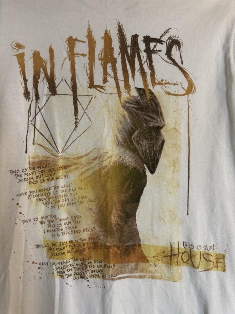 Vintage In Flames band This Is Our House Shirt Unisex Concert S to 5XL AR236 Unisex T-Shirt XXL
