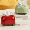 Cute Cat Tissue Dispenser Box Cartoon Tissue Paper Holder Desktop Plastic Napkin Storage Box for Car Home Bathroom Kitchen Office Decor