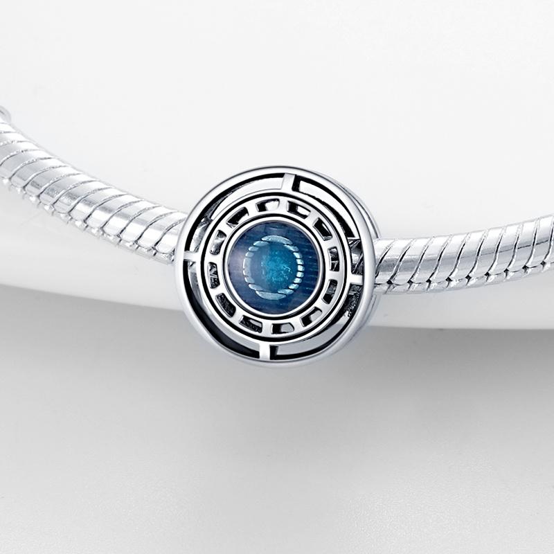Charms Perlen Kupfer Krieger Herz Reaktor Anhänger Passend Armband Halskette DIY Schmuck