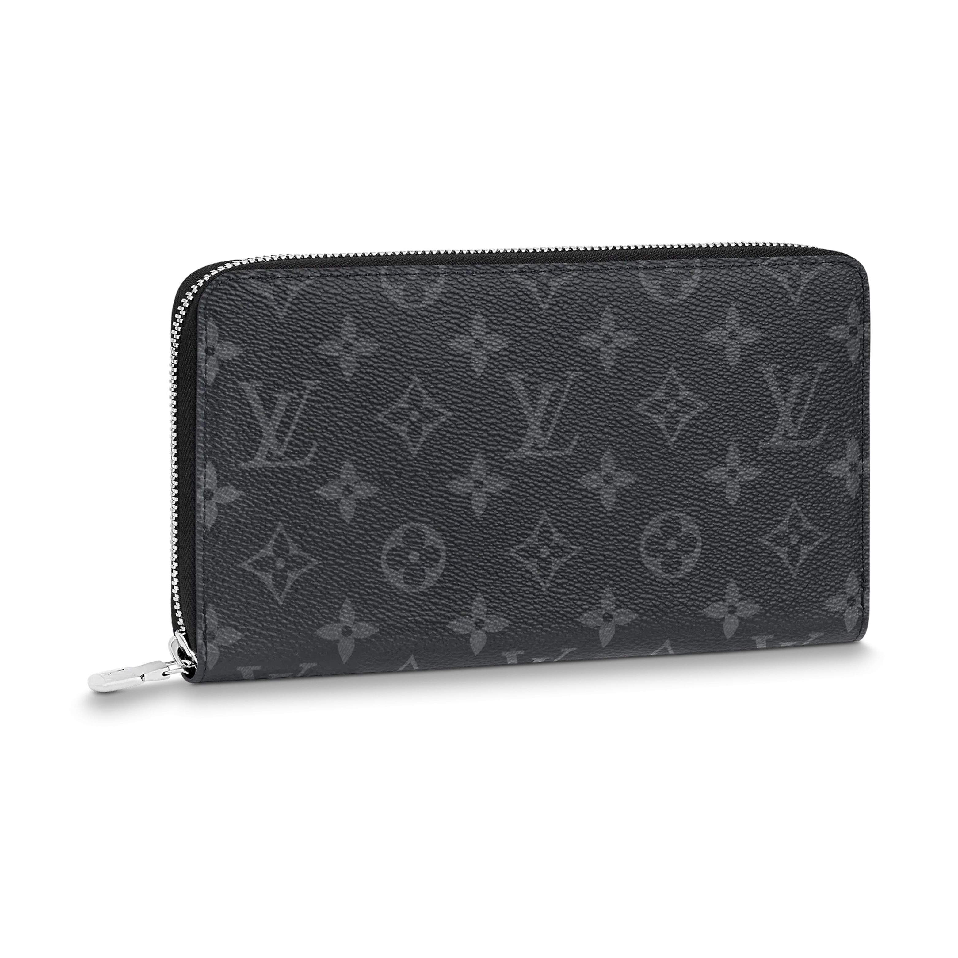 Louis Vuitton Zippy Organizators Melns Monogrammas