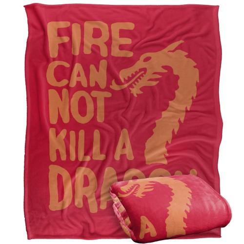 Game Of Thrones Fire Cannot Kill A Dragon Blanket