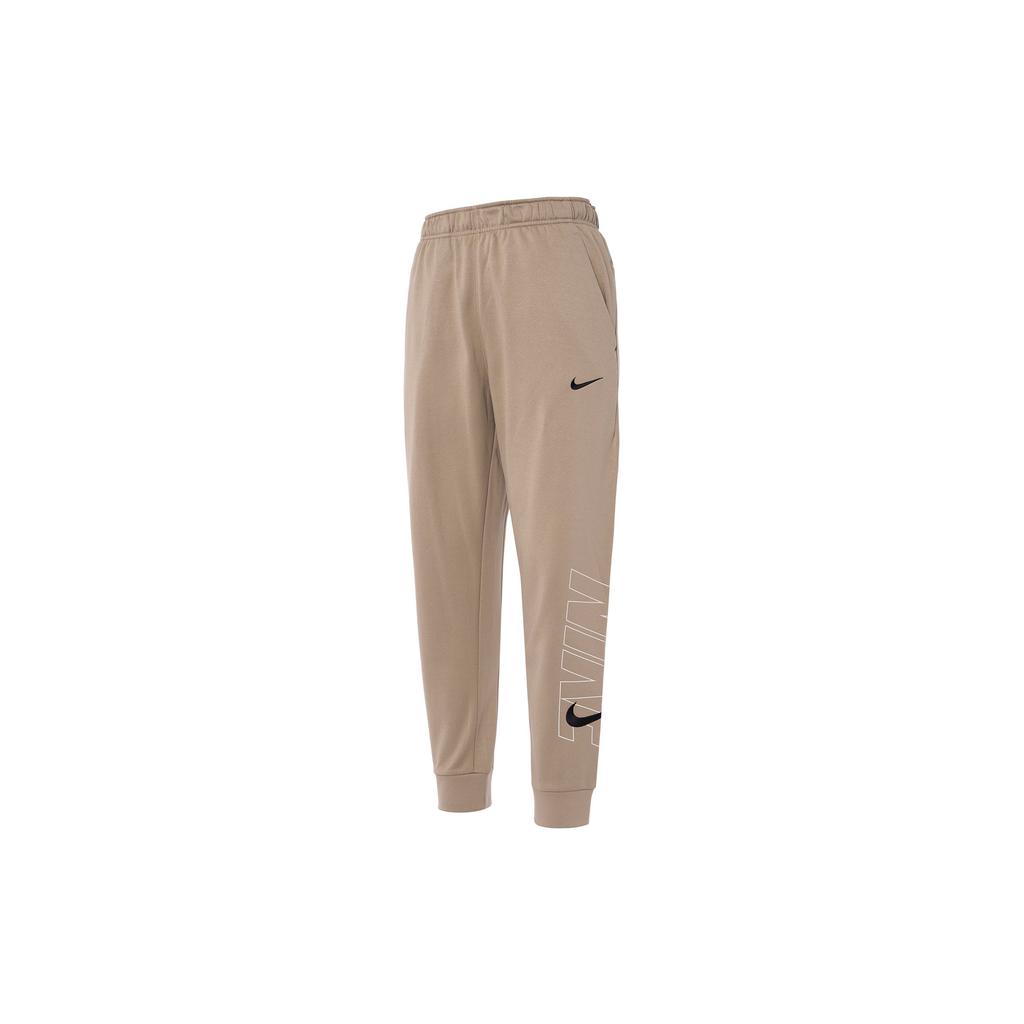 Nike Pantaloni de jogging Therma-Fit, cu bandă elastică în talie, cu manșete, cu logo Pantaloni de jogging pentru bărbați kaki FB6893-247