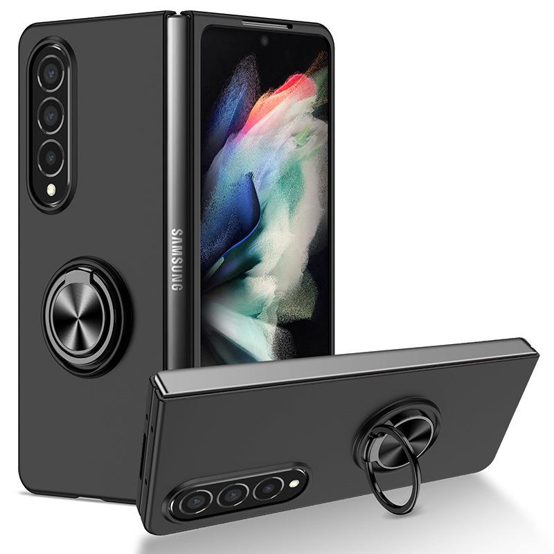 Applicable To Samsung Z Fold1ultra Mobile Phone Case Magnetic Ring Holder Wireless Charging Flip1/1/1 Protective Case