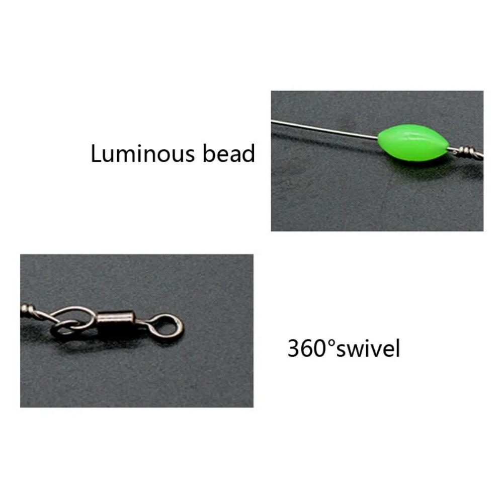 7Pcs/lot 8cm 5g Silicon Shrimp Fishing Lure Luminous Soft Fishing Lures Mixed Color Artificial Shrimp Bait Pesca Sabiki Rig YE96