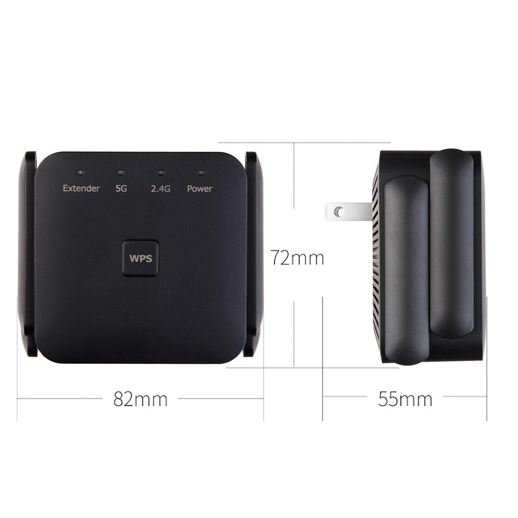 WiFi Amplifier 1200M Dual-Band Repeater & Signal Extender