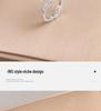 S925 Sterling Silver Snake Head Adjustable Open Ring for Women - Korean/Japanese Style Light Luxury with Full Diamond Shine
