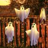 Halloween Lysende Hengende Spøkelsesdekorasjon Skummelt LED Spøkelseslys for Innendørs Veranda Gård Soveromsdekor