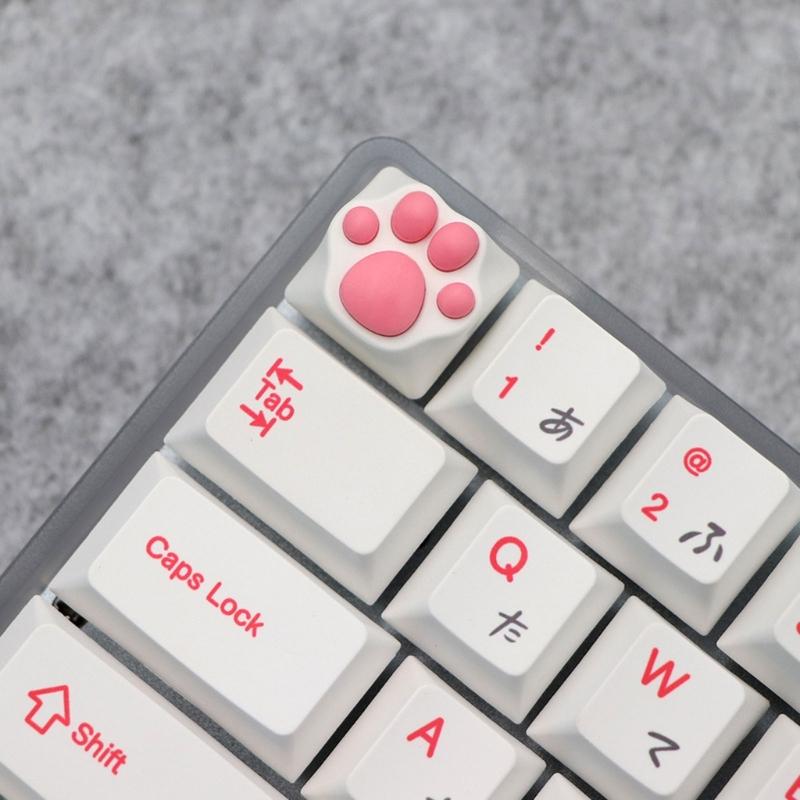 Kitty Paws CatPaw Handmade Customizeds Silicone Keycap for Switches Mechanical Keyboards