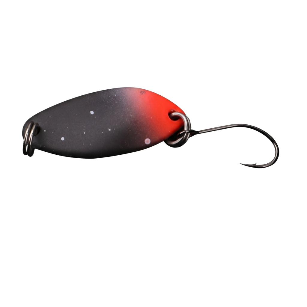 Fishing Spoon Lure Bionic Design Metal Blade Lure Long Casting Hard Bait for Freshwater and Saltwater Fishing with Single Hook