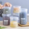 Leakproof Plastic Containers Multipurpose Transparent Kitchen Storage Solution Canister For Cereal Baking Supplies