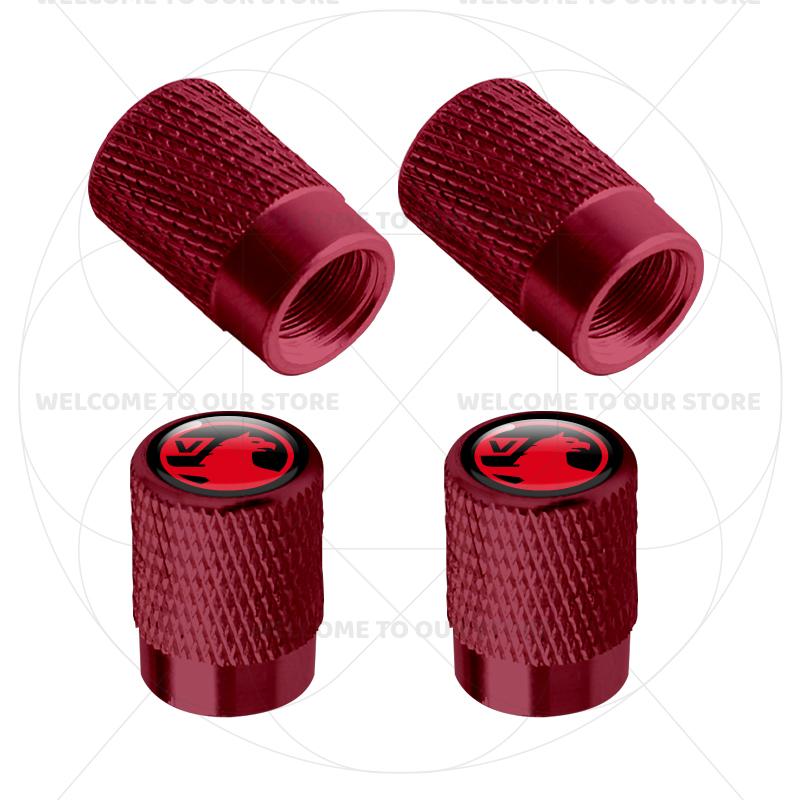 For Vauxhall GTC Emblem Opel Insignia Astra Agila Corsa 4Pcs Aluminum Car Tire Valve Caps Wheel Stem Air Dust Covers Accessories
