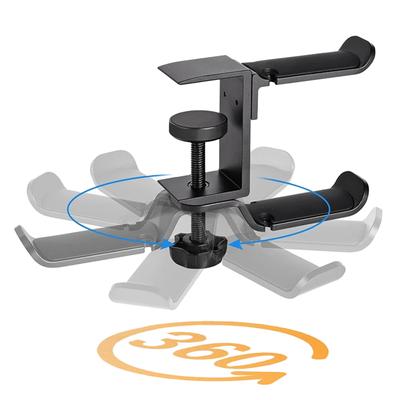 MMSH Headphone Hook 360 Degree Rotation Headphone Hanger Headphone Hanger Headphone Stand