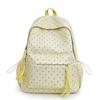Schoolbag1011 Simple Japanese Ins Cute Polka Dot Female Students High Value Large Capacity Schoolbag Junior High School Backpack