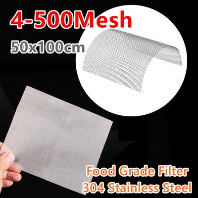 Gıda Sınıfı 304 Paslanmaz Çelik Filtre Örgüsü Ev Mutfak Gıda Fasulye Tozu Yağ Filtresi Ağı Metal Su Filtrasyonu Ekran Süzgeçleri