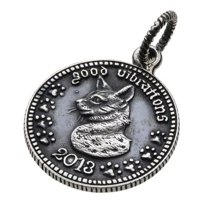 [Cenote] Cat Coin Pendant [Silver 925 Accessory] P0680