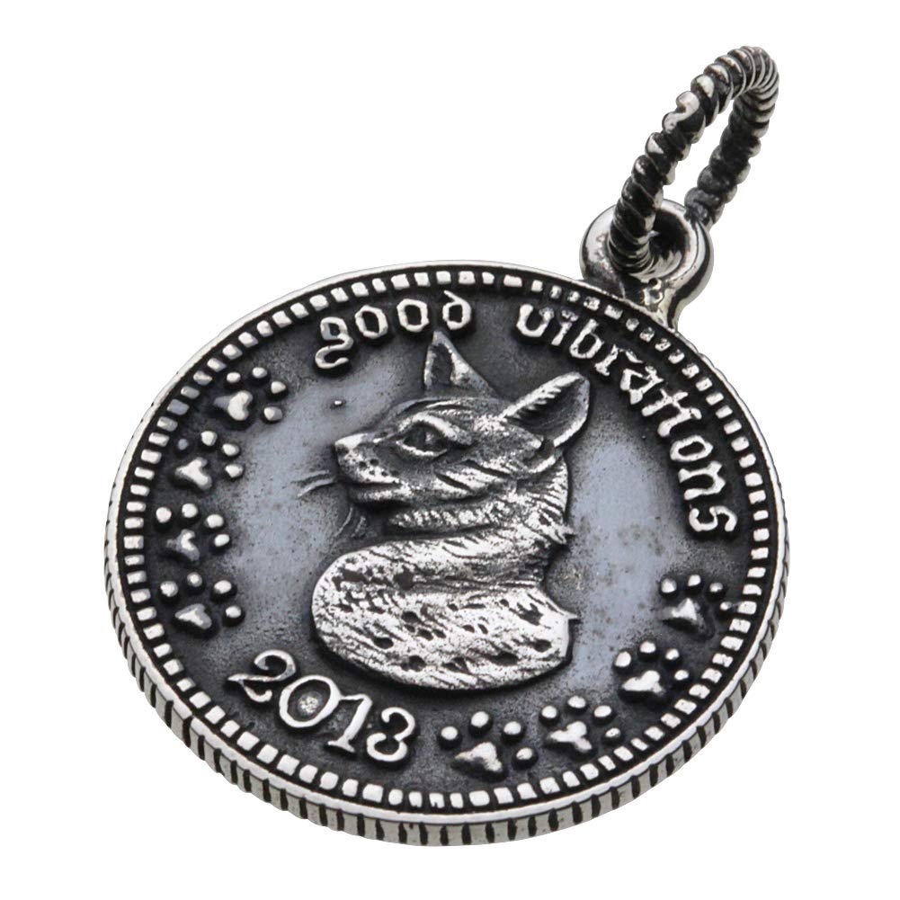

[Cenote] Cat Coin Pendant [Silver 925 Accessory] p0680