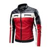 Neue Herren-Nähmode-Lederjacke, Mantel, Neuankömmling, Motorrad-Lederjacke