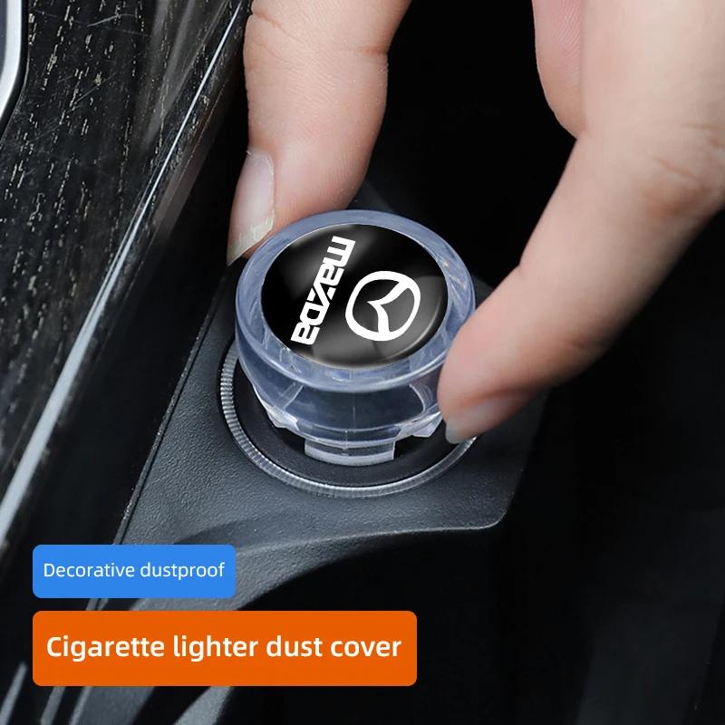 2025 Hot Car Cigarette Lighter Cover Dust Proof Cap Ornament For Mazda CX5 CX3 CX9 MX5 RX8 Axela Demio Atenza MS GJI Auto lgniti
