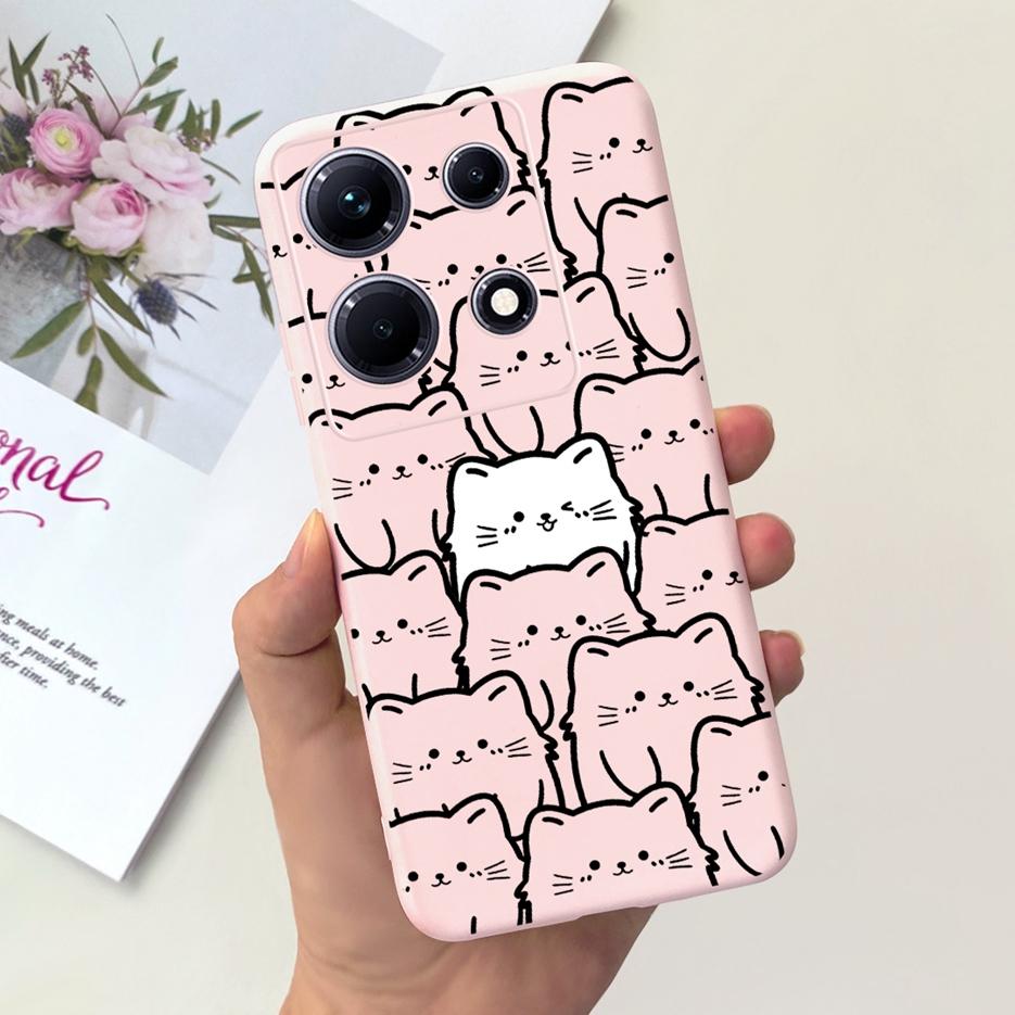 For Infinix Note 30i Case X6716 Cute Astronauts Cartoon Cover Soft Silicone Phone Case For Infinix Note 30 Pro Note30 VIP Bumper